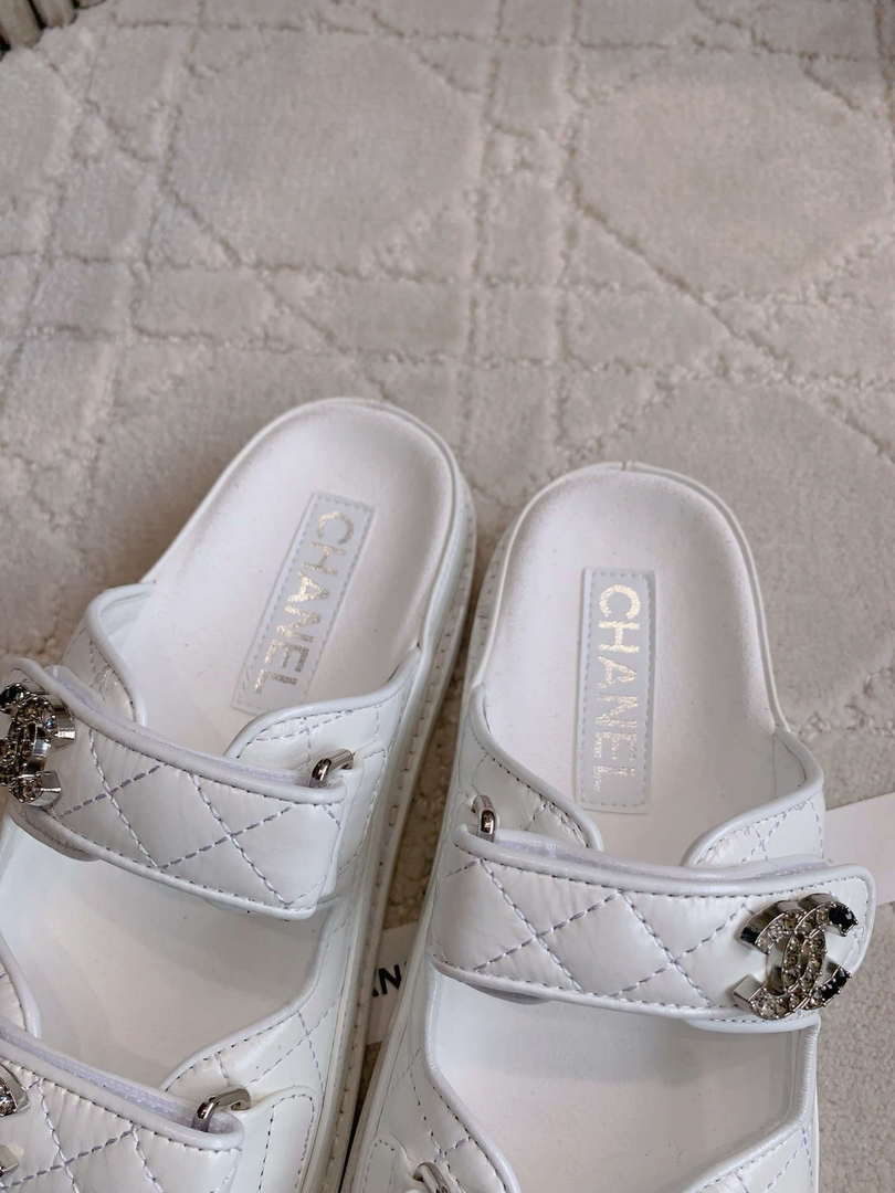 Chanel Women's Velcro Sandals Fashion Shoes C93425