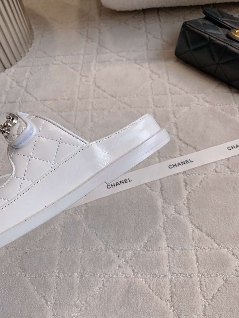 Chanel Women's Velcro Sandals Fashion Shoes C93425 - Euro 35=US 4 - View 7