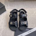 Chanel Women's Velcro Sandals Fashion Shoes C93426 - Euro 35=US 4 - View 1