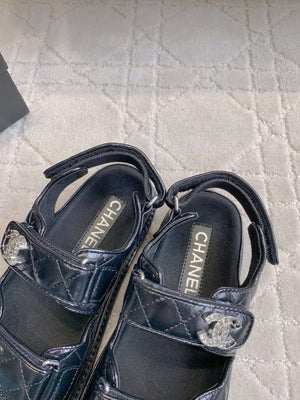 Chanel Women's Velcro Sandals Fashion Shoes C93426 - Euro 35=US 4 - View 4