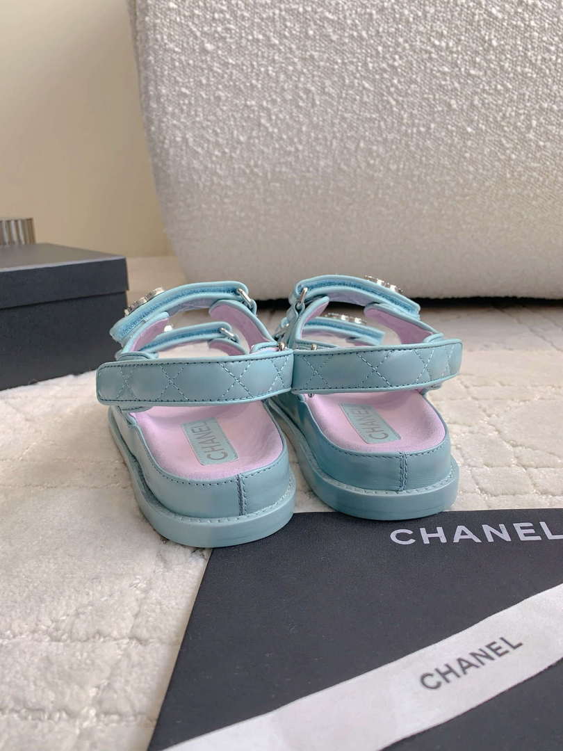 Chanel Women's Velcro Sandals Fashion Shoes C93427