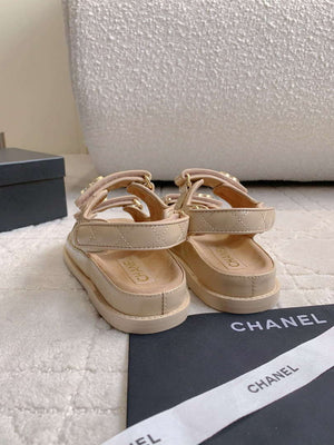 Chanel Women's Velcro Sandals Fashion Shoes C93428 - Euro 35=US 4 - View 8