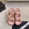 Chanel Women's Velcro Sandals Fashion Shoes C93429 - Euro 35=US 4 - View 1