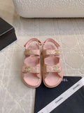 Chanel Women's Velcro Sandals Fashion Shoes C93429
