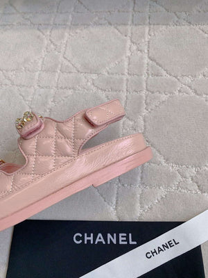 Chanel Women's Velcro Sandals Fashion Shoes C93429 - Euro 35=US 4 - View 7