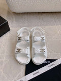 Chanel Women's Velcro Sandals Fashion Shoes C93431