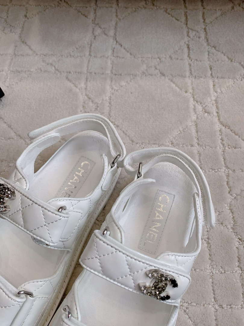 Chanel Women's Velcro Sandals Fashion Shoes C93431