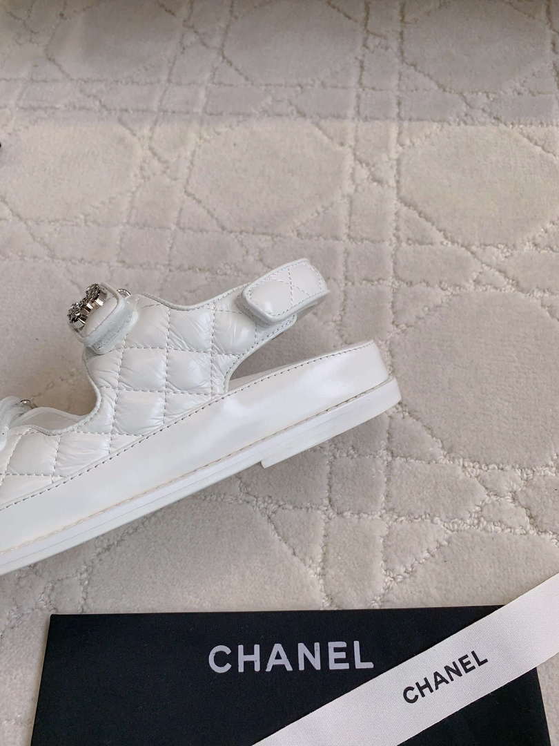 Chanel Women's Velcro Sandals Fashion Shoes C93431