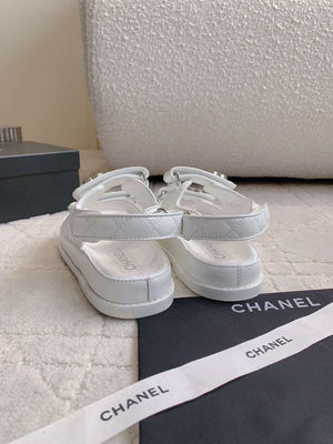 Chanel Women's Velcro Sandals Fashion Shoes C93431 - Euro 35=US 4 - View 5