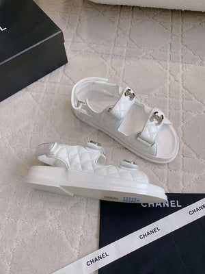 Chanel Women's Velcro Sandals Fashion Shoes C93431 - Euro 35=US 4 - View 7