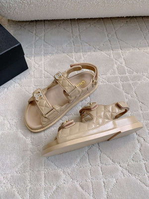 Chanel Women's Velcro Sandals Fashion Shoes C93434 - Euro 35=US 4 - View 4