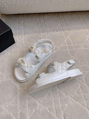 Chanel Women's Velcro Sandals Fashion Shoes C93436 - Euro 35=US 4 - View 4