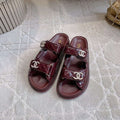 Chanel Women's Velcro Sandals Fashion Shoes C93438 - Euro 35=US 4 - View 1