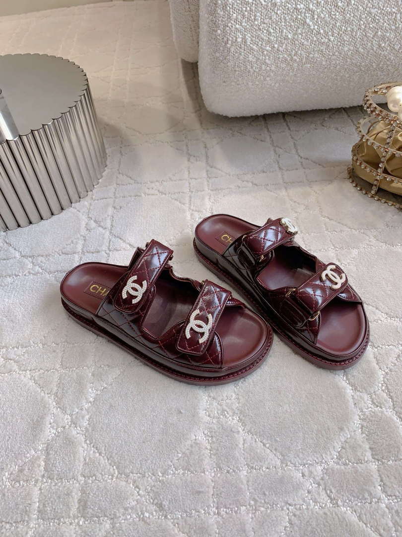 Chanel Women's Velcro Sandals Fashion Shoes C93438 - Euro 35=US 4 - View 3
