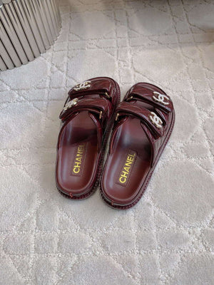 Chanel Women's Velcro Sandals Fashion Shoes C93438 - Euro 35=US 4 - View 5