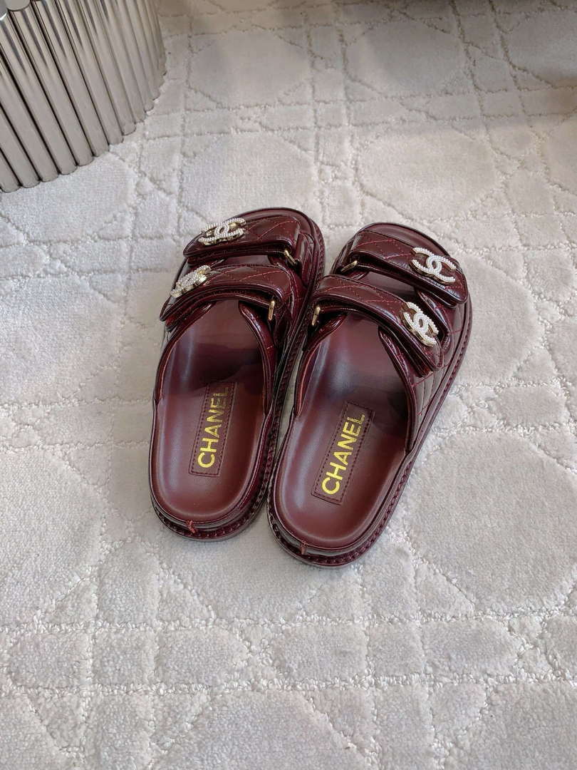 Chanel Women's Velcro Sandals Fashion Shoes C93438