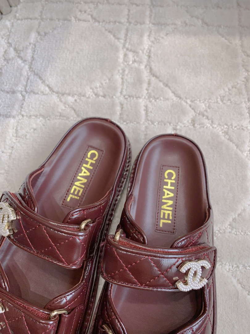 Chanel Women's Velcro Sandals Fashion Shoes C93438
