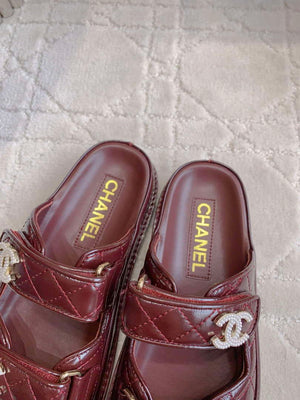 Chanel Women's Velcro Sandals Fashion Shoes C93438 - Euro 35=US 4 - View 7
