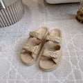 Chanel Women's Velcro Sandals Fashion Shoes C93439 - Euro 35=US 4 - View 1