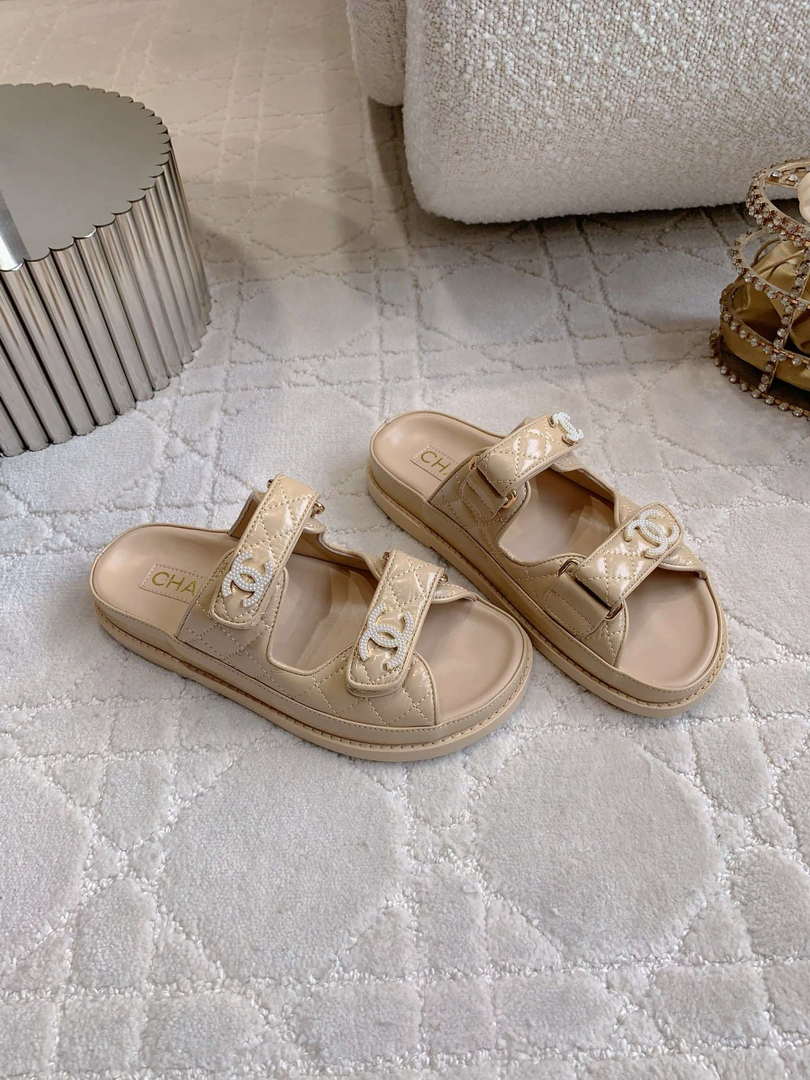 Chanel Women's Velcro Sandals Fashion Shoes C93439