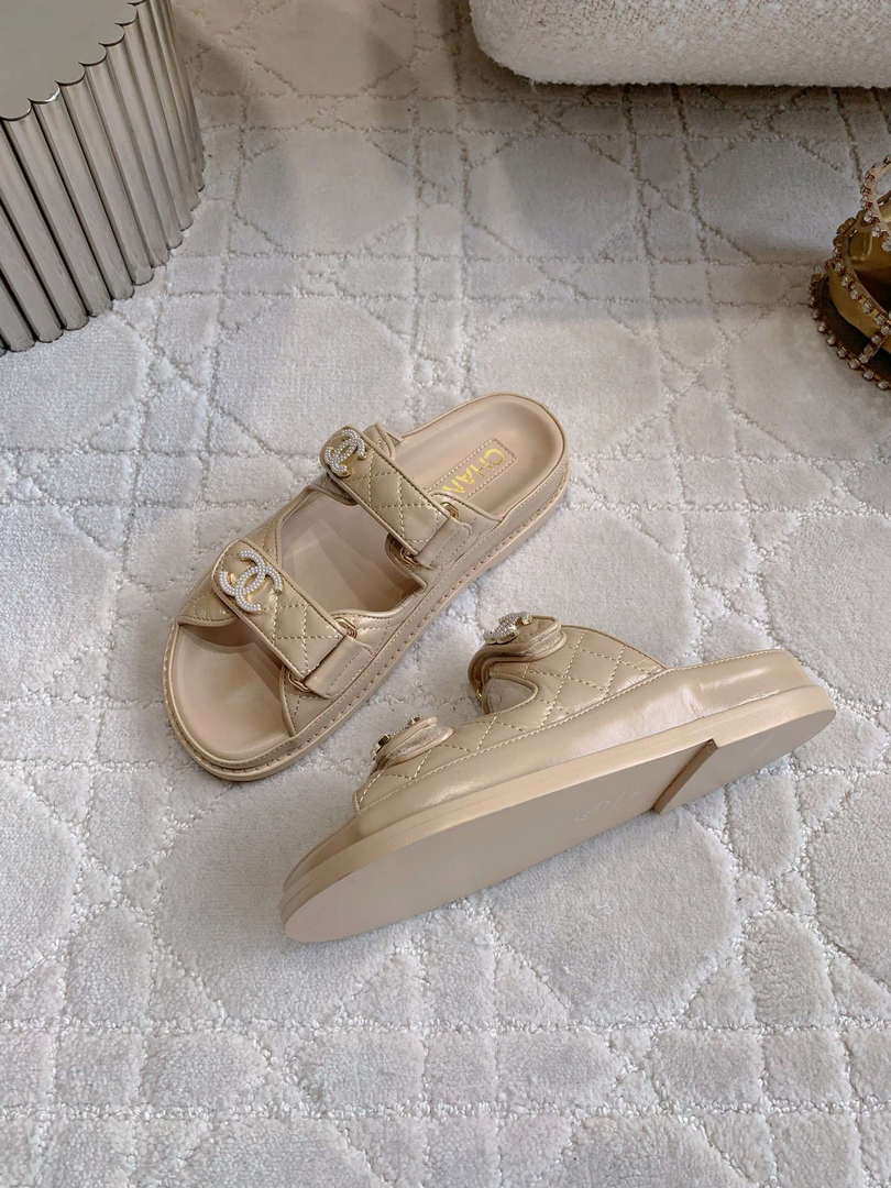 Chanel Women's Velcro Sandals Fashion Shoes C93439