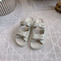 Chanel Women's Velcro Sandals Fashion Shoes C93440 - Euro 35=US 4 - View 1