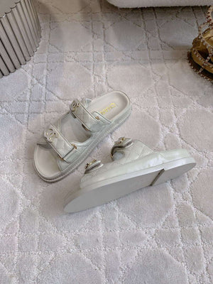 Chanel Women's Velcro Sandals Fashion Shoes C93440 - Euro 35=US 4 - View 4