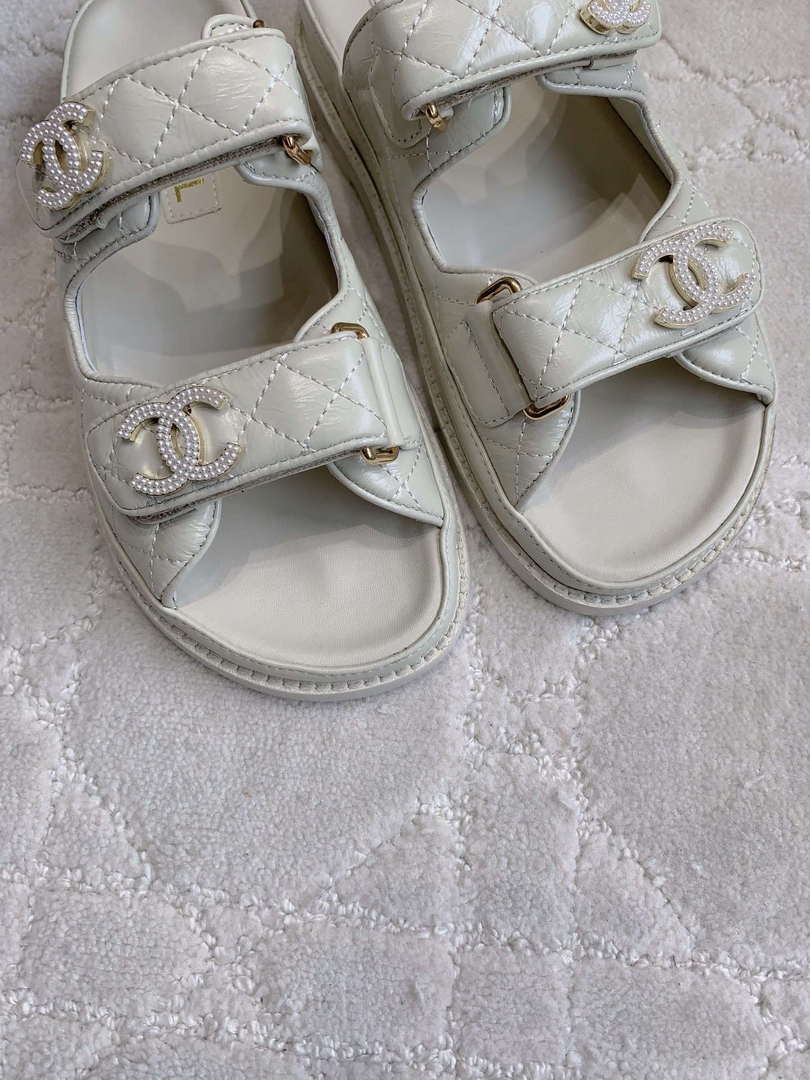 Chanel Women's Velcro Sandals Fashion Shoes C93440