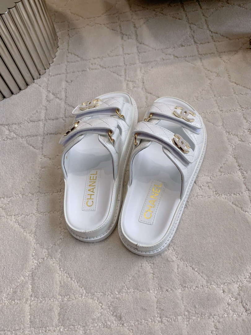 Chanel Women's Velcro Sandals Fashion Shoes C93441