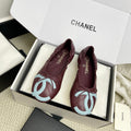 Chanel Women's Woven Mary Janes Shoes C93354 - Euro 35=US 4 - View 1
