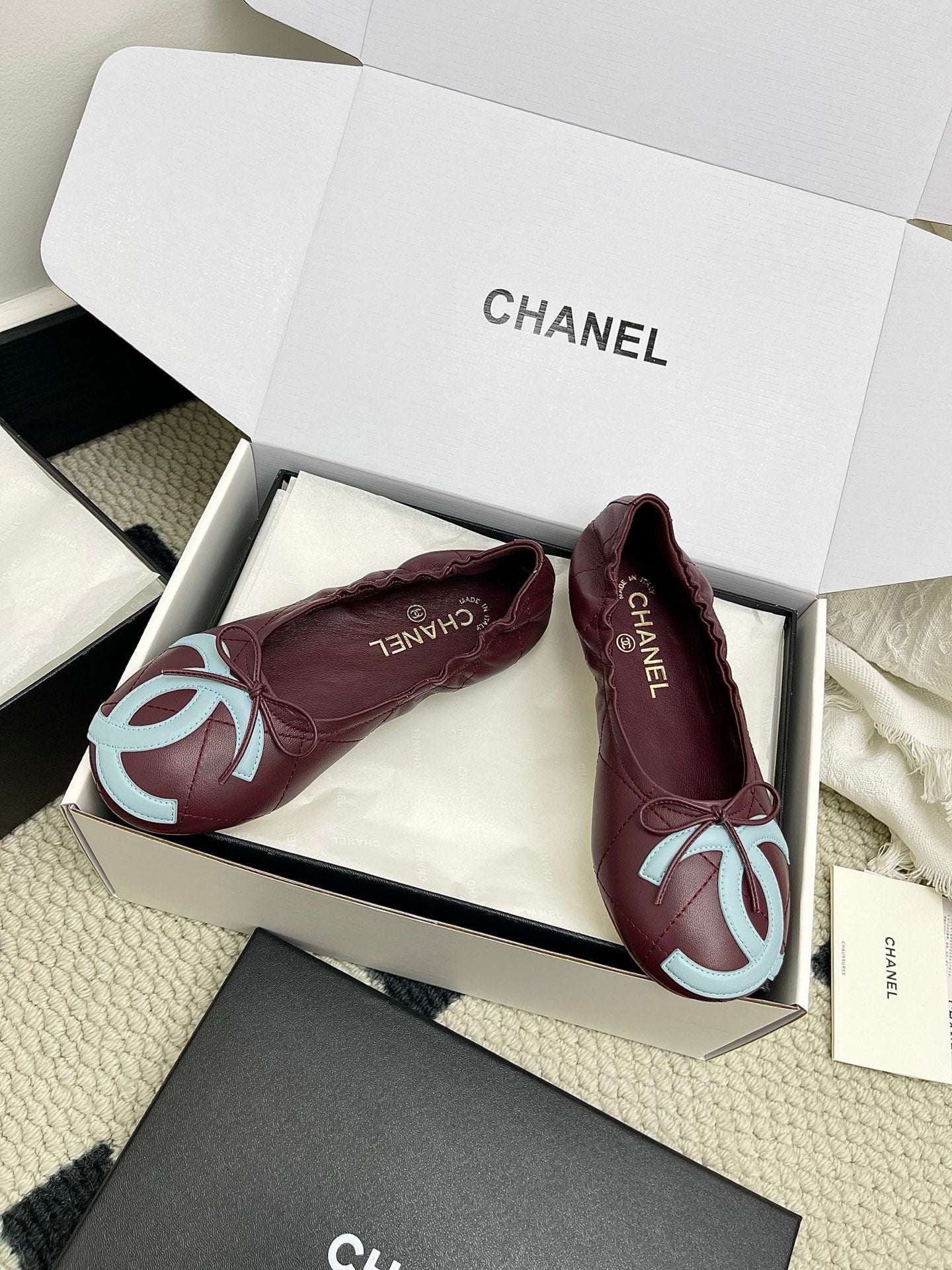 Chanel Women's Woven Mary Janes Shoes C93354 - Euro 35=US 4 - View 3