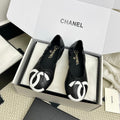 Chanel Women's Woven Mary Janes Shoes C93355 - Euro 35=US 4 - View 1