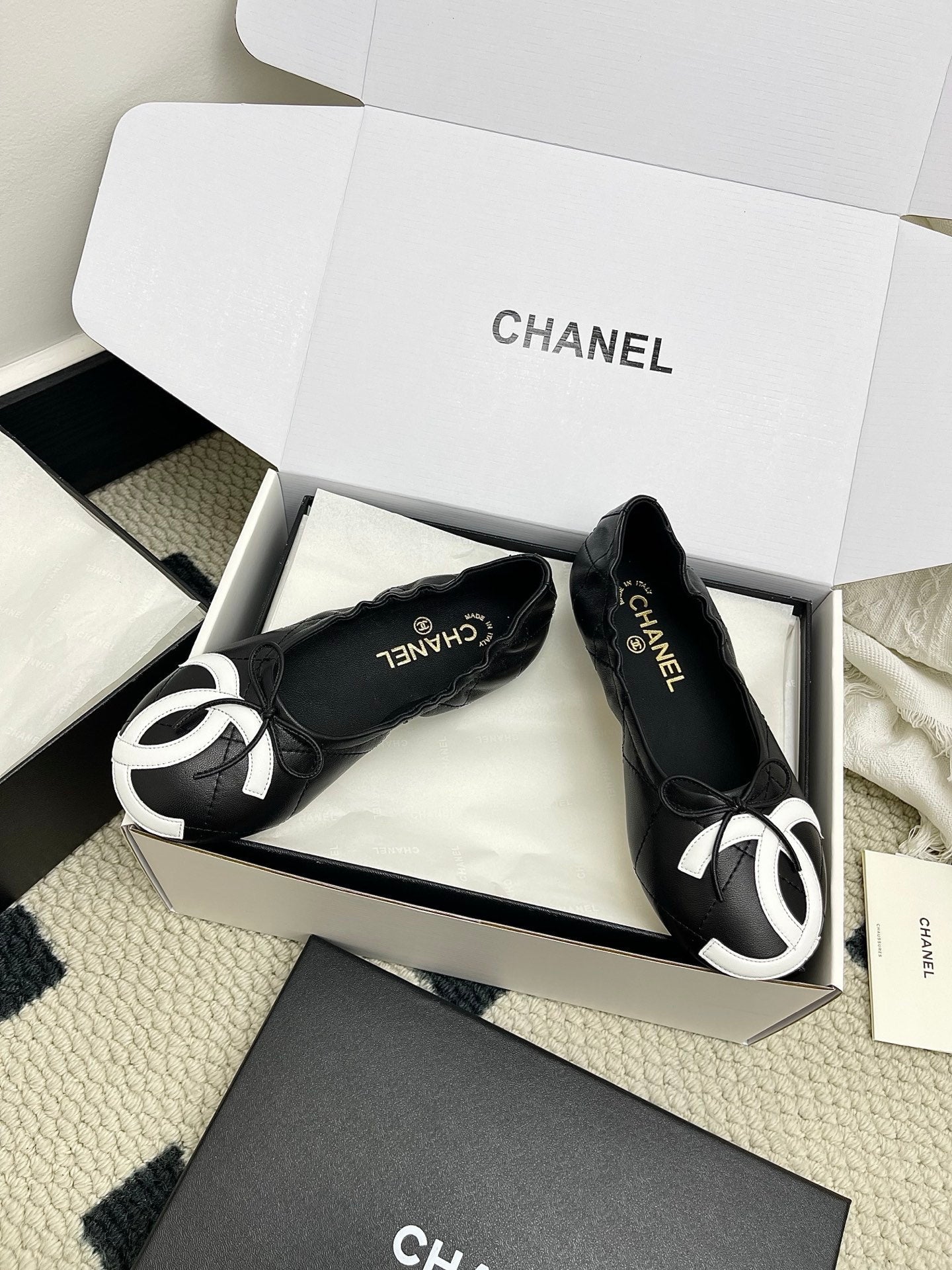 Chanel Women's Woven Mary Janes Shoes C93355 - Euro 35=US 4 - View 3