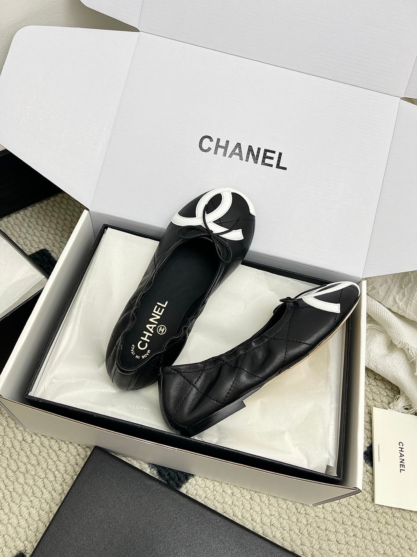 Chanel Women's Woven Mary Janes Shoes C93355 - Euro 35=US 4 - View 8