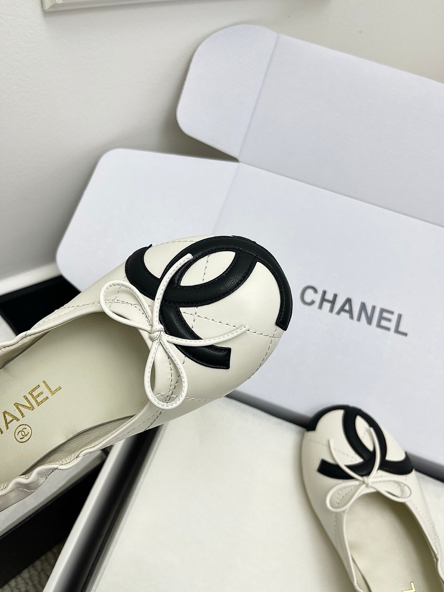 Chanel Women's Woven Mary Janes Shoes C93356 - Euro 35=US 4 - View 7
