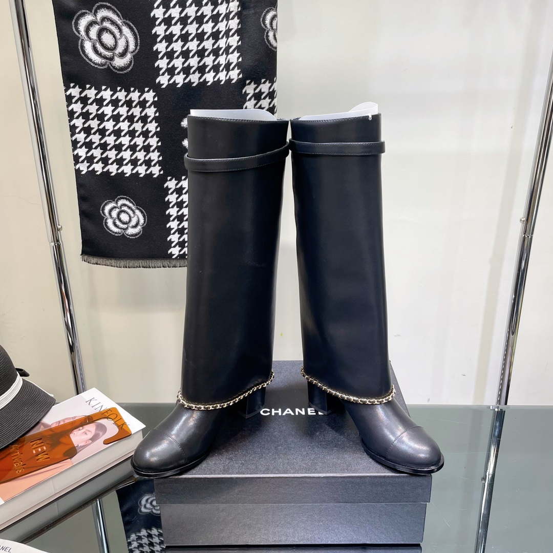 Chanel Women's Shoes High Boots G38820 - 35 - View 6