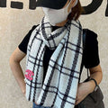 Chanel Woven Cashmere Scarf Designer Scarf C88723 - Default Title - View 1