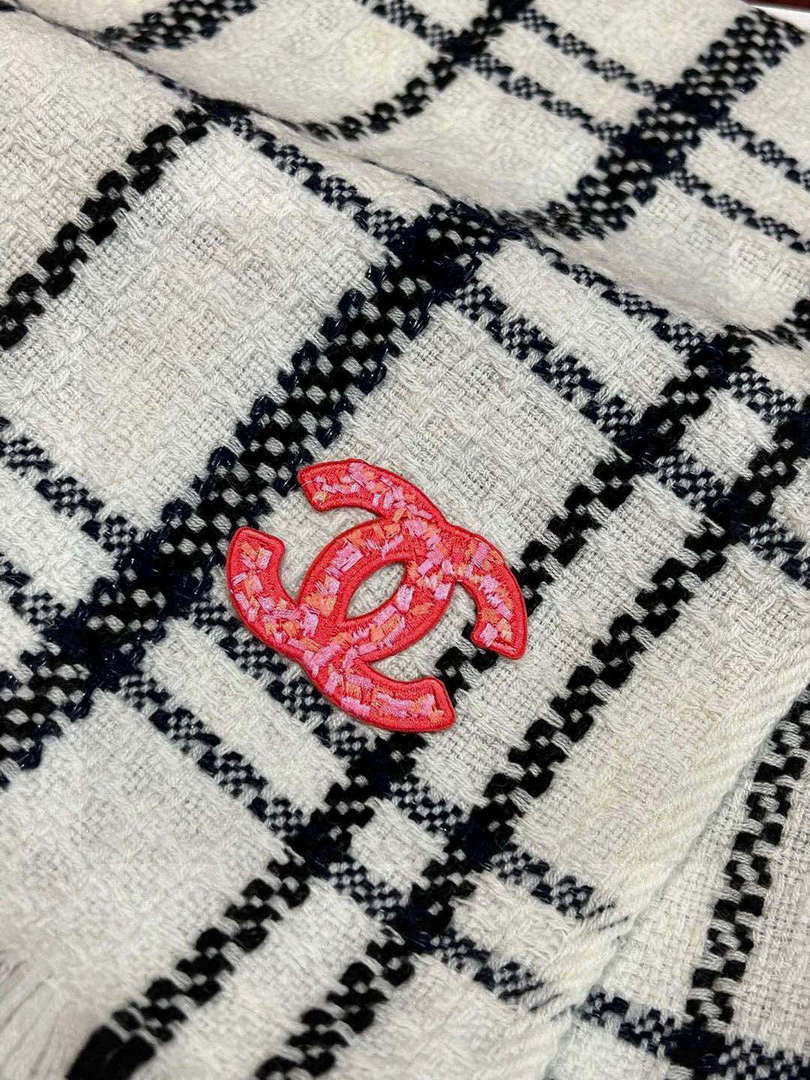 Chanel Woven Cashmere Scarf Designer Scarf C88723