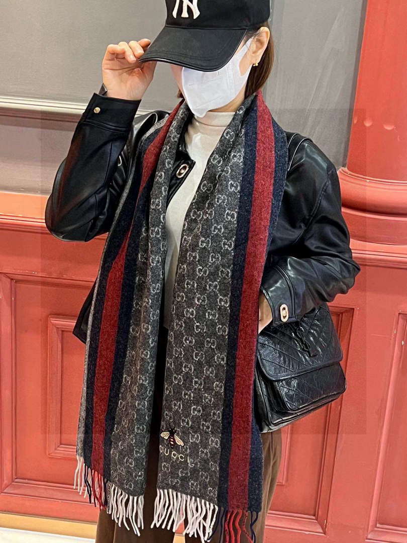 Chanel Woven Cashmere Scarf Designer Scarf C88724