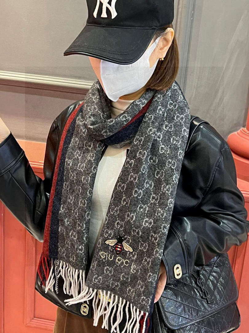 Chanel Woven Cashmere Scarf Designer Scarf C88724