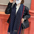 Chanel Woven Cashmere Scarf Designer Scarf C88725 - Default Title - View 1