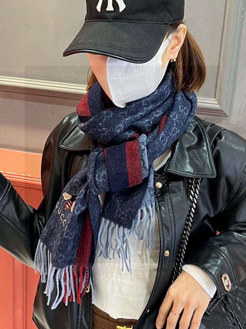 Chanel Woven Cashmere Scarf Designer Scarf C88725