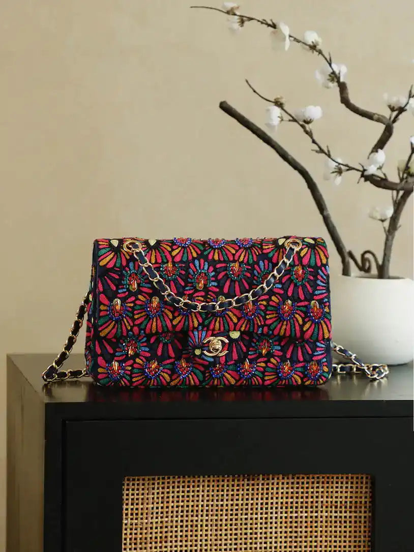 Chanel x Murakami Sunflower AS6178 Flap Classic 11.12 Handbag