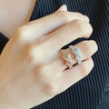 Chaume 082218 Jeux-de Liens ring C888023 - White Gold - View 1