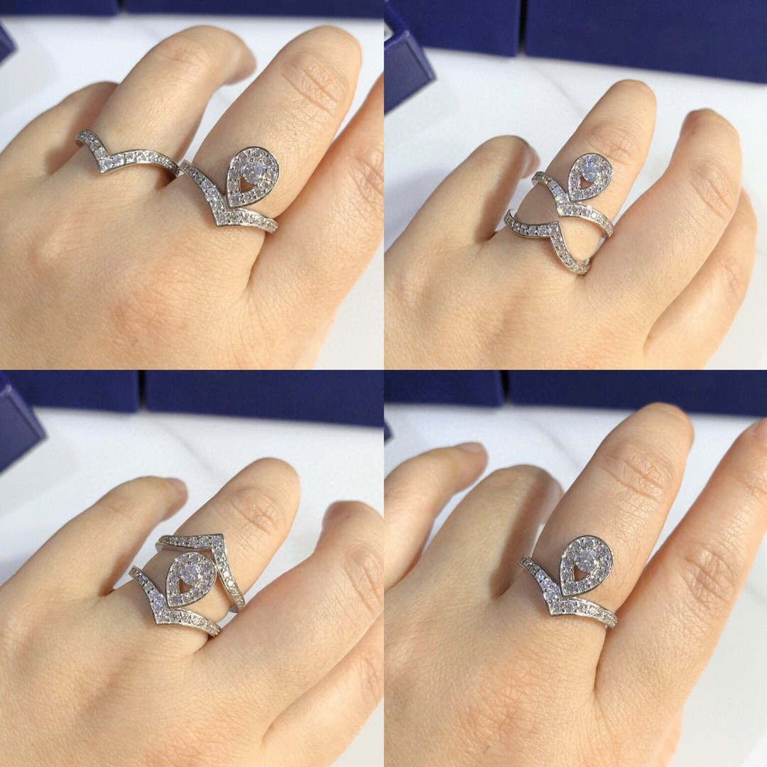 Chaume J3mg00 Josephine eclat floral Ring C888093