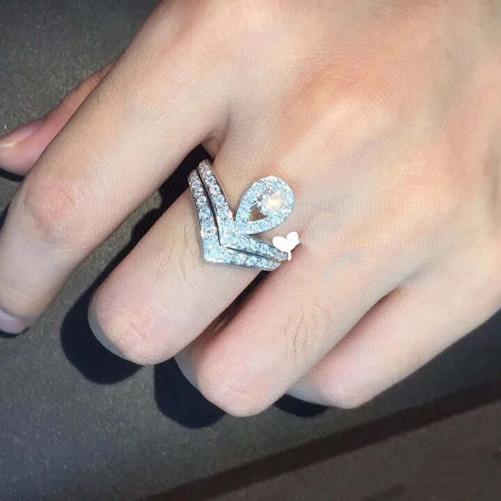 Chaume J3mg00 Josephine eclat floral Ring C888093