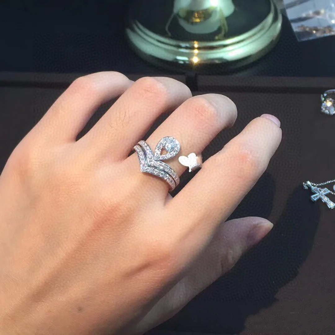 Chaume J3mg00 Josephine eclat floral Ring C888093