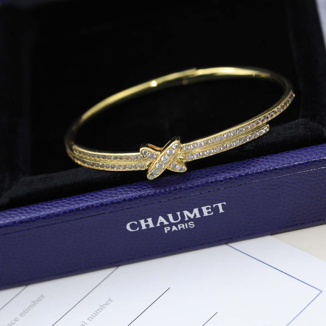 Chaumet 081798 Jeux de Liens Bracelet With Diamonds C083465