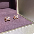 Chaumet 083468 Jeux De Liens Earring Rose Gold Diamonds - Default Title - View 1
