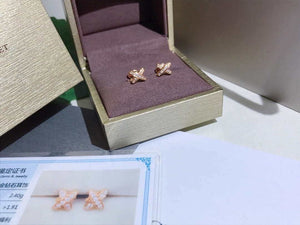 Chaumet 083468 Jeux De Liens Earring Rose Gold Diamonds - Default Title - View 4